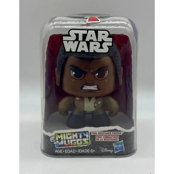 Star Wars Mighty Muggs Finn Resistance Fighter 07 With Rotating Face - Picture 2 of 3